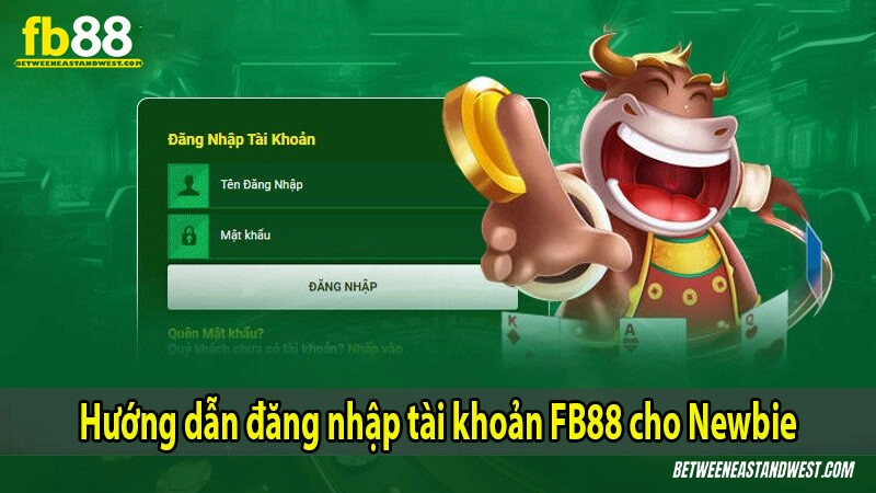 Hướng dẫn đăng nhập tài khoản FB88 cho Newbie